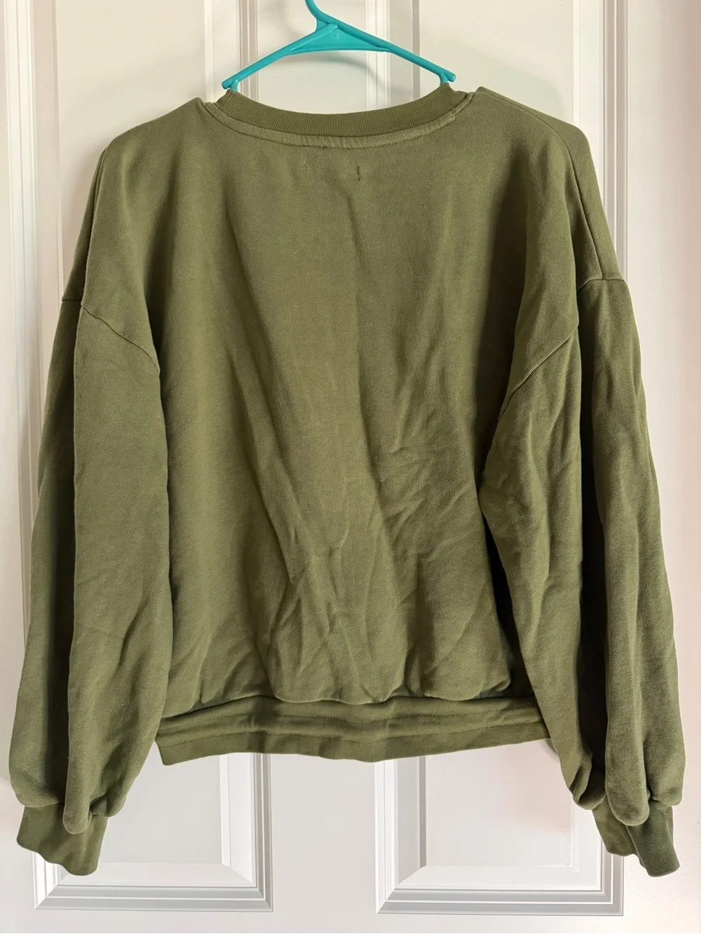 J. Crew Olive Crewneck Pullover
